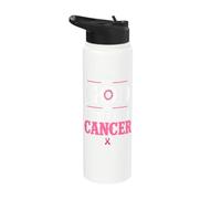 My God is Bigger Than Cancer Breast Cancer Awareness Stainless Steel Insulated Water Bottle
