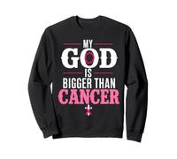 My God is Bigger Than Cancer Breast Cancer Awareness Sudadera