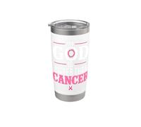 My God is Bigger Than Cancer Breast Cancer Awareness Vaso térmico de acero inoxidable de doble pared