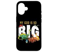 My God is So Big - Christian Faith Kids & Adult Dinosaur Carcasa para iPhone 16