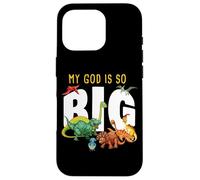 My God is So Big - Christian Faith Kids & Adult Dinosaur Carcasa para iPhone 16 Pro