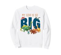 My God is So Big - Christian Faith Kids & Adult Dinosaur Sudadera