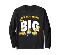 My God is So Big - Construction Kids Christian Faith Animals Manga Larga