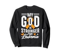 My God Is Strong Than Leukemia Sudadera