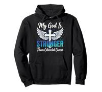 My God Is Stronger Than Colorectal Cancer Sudadera con Capucha