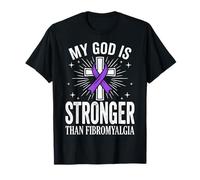 My God Is Stronger Than Fibromyalgia Camiseta