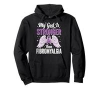 My God Is Stronger Than Fibromyalgia Sudadera con Capucha