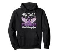 My God Is Stronger Than Fibromyalgia Sudadera con Capucha