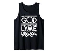 My God Is Stronger Than Lyme Disease Camiseta sin Mangas