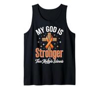 My God Is Stronger Than Multiple Sclerosis Camiseta sin Mangas