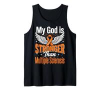 My God Is Stronger Than Multiple Sclerosis Camiseta sin Mangas