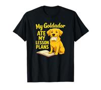 My Goldador Ate My Lesson Plans Maestro Amantes de los perros Camiseta