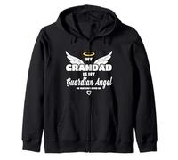 My Grandad Is My Guardian Angel He Watches Over Me In Memory Sudadera con Capucha