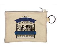 My Grandfather was a Wonderful Role Model - Llavero tipo monedero, color beige, beige, Talla única