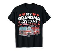 My Grandma Loves Me - Camión de Bomberos para Nietos Camiseta