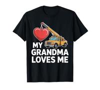 My Grandma Loves Me - Camión de Remolque para Nietos Camiseta