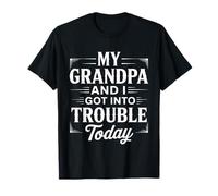 My Grandpa And I Got Into Trouble Today Fianza Camiseta