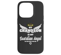 My Grandson My Guardian Angel He Watches Over Me In Memory Carcasa para iPhone 14 Pro
