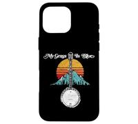 My Grass is Blue Retro Rocky Mountain Banjo Bluegrass Carcasa para iPhone 16 Pro MAX