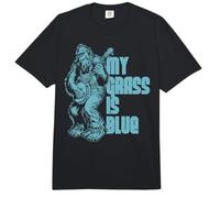 My Grass Is Blue Sasquatch Bigfoot Musician Retro Bluegrass Comfort Colors Adult Heavyweight T-Shirt