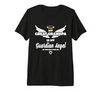 My Great Grandpa My Guardian Angel He Watches Me In Memory Camiseta Premium