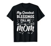 My Greatest Blessing Call Me Mom Mothers Day For Mommy Camiseta