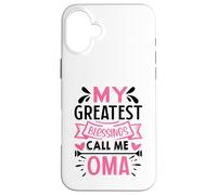 My Greatest Blessings Call Me Abuela Carcasa para iPhone 16 Plus