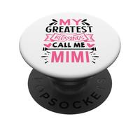 My Greatest Blessings Call Me Mimi PopSockets PopGrip Adhesivo