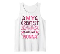 My Greatest Blessings Call Me Nonna Grandma Camiseta sin Mangas