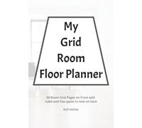 My Grid Room Floor Planner: 100-Page 6x9 Inch Notebook for Precision Room Design