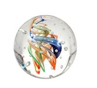 my-gschenk Pisapapeles con diseño de Bola de ensueño (tamaño Mediano), diseño de Espiral de Colores (Feng Shui) con pequeñas Burbujas