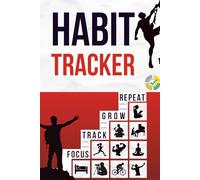 My Habit Tracker: Undated 6-Month Daily Tracker Journal - Skills Focused Journal - Self Mastery - Goal/Guided Journal for Men & Women - Inspirational Journal