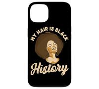 My Hair Is Black History Design para Mujeres Negras Carcasa para iPhone 13