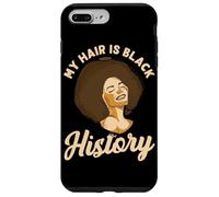 My Hair Is Black History Design para Mujeres Negras Carcasa para iPhone 7 Plus/8 Plus