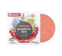 MY HAIR Shampoo Bar Natural de Accentra, champú sólido, jabón para el cabello, cosmética natural, apto para todo tipo de cabello, vegano, sin plástico, hecho a mano en Alemania, aroma: granada