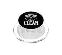 My Hands May Dirty But My Money Is Clean Funny Car Pintor PopSockets PopGrip para MagSafe