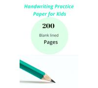 My Handwriting Practice Book : Blank Lined with dotted middle