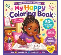 My Happy Coloring Book: Coloring Book for Little Black Girls