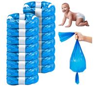 My Happy Nappy 16 Recambios para Cubo Pañales 4,5 m Perfumados Anti-Olor | Bolsas de Recambio Compatibles con Tommee Tippee Twist & Click, Sangenic Tec, Simplee Sangenic, LitterLocker