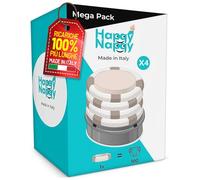 My Happy Nappy 4 Recambios Compatibles con Tommee Tippee Twist & Click, Sangenic Tec, Simplee Sangenic y LitterLocker - Bolsas Perfumadas 8 Metros Antiolor
