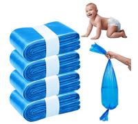 My Happy Nappy 4 Recambios para Cubo Pañales 8 m Perfumados Anti-Olor | Bolsas de Recambio Compatibles con Tommee Tippee Twist & Click, Sangenic Tec, Simplee Sangenic, LitterLocker