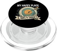My Happy Place Has A Target Archery Arrow PopSockets PopGrip para MagSafe