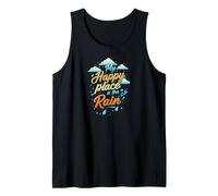 My Happy Place is the Rain - Rainy Day Lover Camiseta sin Mangas