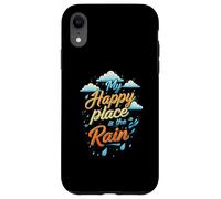 My Happy Place is the Rain - Rainy Day Lover Carcasa para iPhone XR