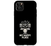 My Happy Place Music Lover Beat Makers Productor Musical para Hombre Carcasa para iPhone 11 Pro MAX