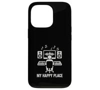 My Happy Place Music Lover Beat Makers Productor Musical para Hombre Carcasa para iPhone 13 Pro