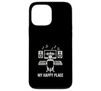 My Happy Place Music Lover Beat Makers Productor Musical para Hombre Carcasa para iPhone 13 Pro MAX
