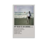 My Head Is An Animal by Of Monsters And Men - Pósteres impermeables para pared, impresión en casa, a prueba de humedad, fácil de instalar y resistente a la decoloración, estilo sin marco, 50 x 75 cm