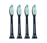 My Heal | Pack de 4 cepillos de repuesto | New 2024 | Recambio cepillo de dientes eléctrico sónico | Pack de 4 cepillos | Recambio para 1 año de uso | Pack 4 cabezales de cepillos (azul)