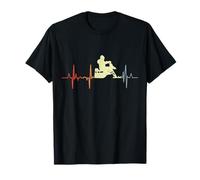 My Heart Beats for Snowbiking Frecuencia Cardíaca Snowbiker Camiseta